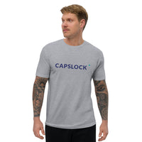 CAPSLOCK Men's Fitted T-shirt